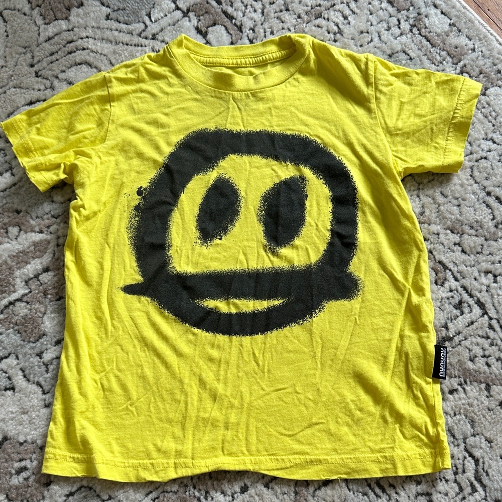 nununu Yellow Smiley Face T-Shirt